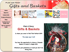 Gifts and Baskets website